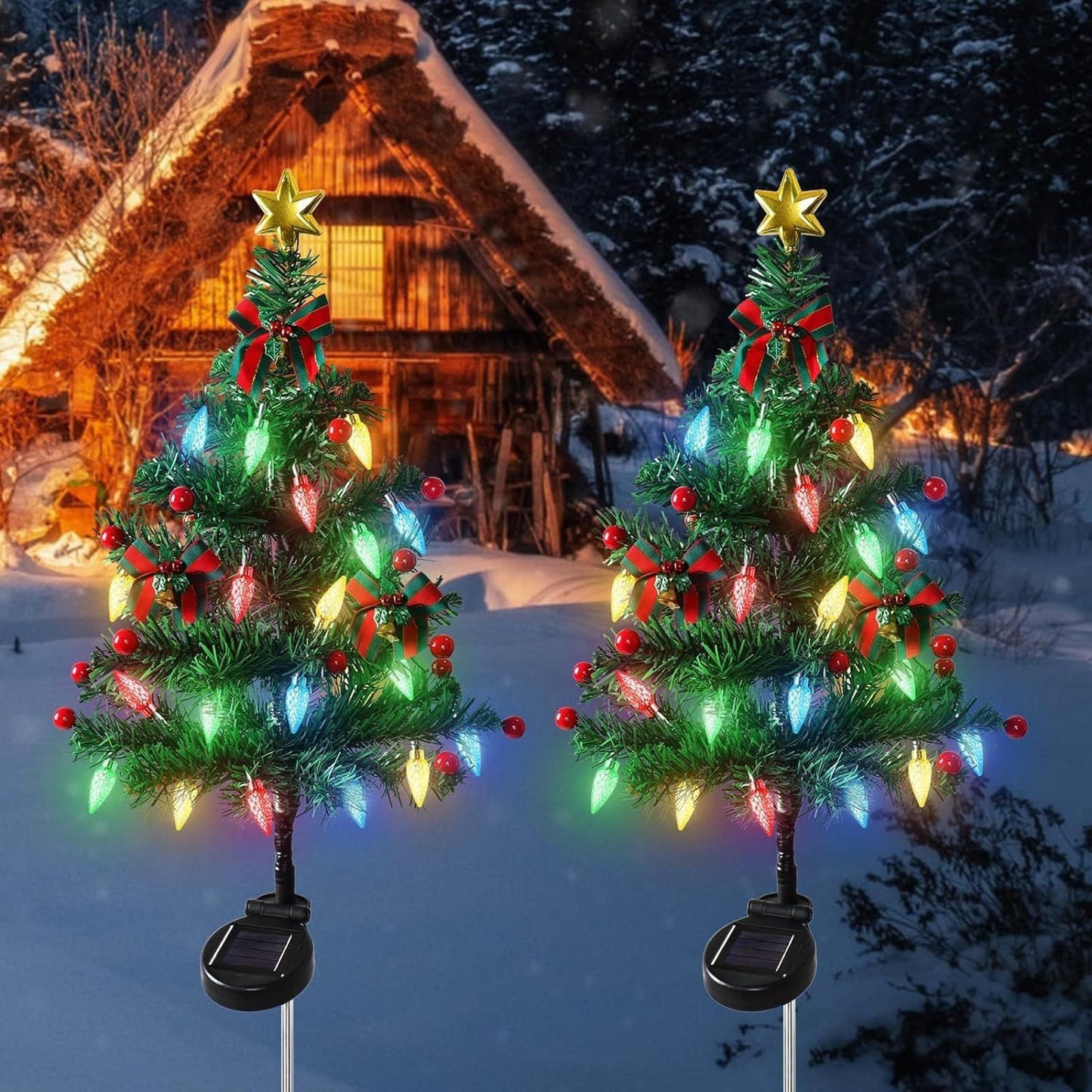 🎄 Solar-Powered Christmas Tree