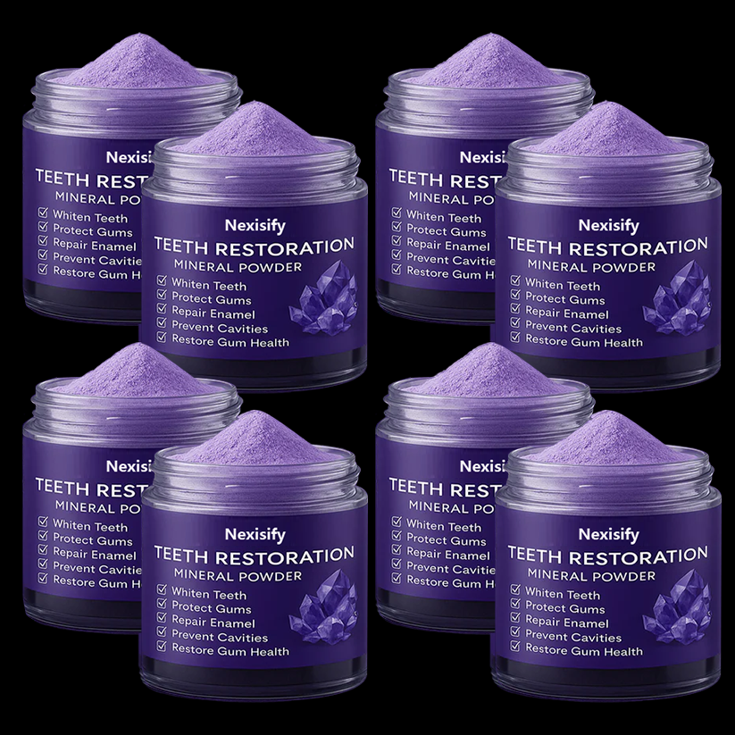 🦷 Nexisify™ Tooth Powder – Natural Whitening & Fresh Breath!