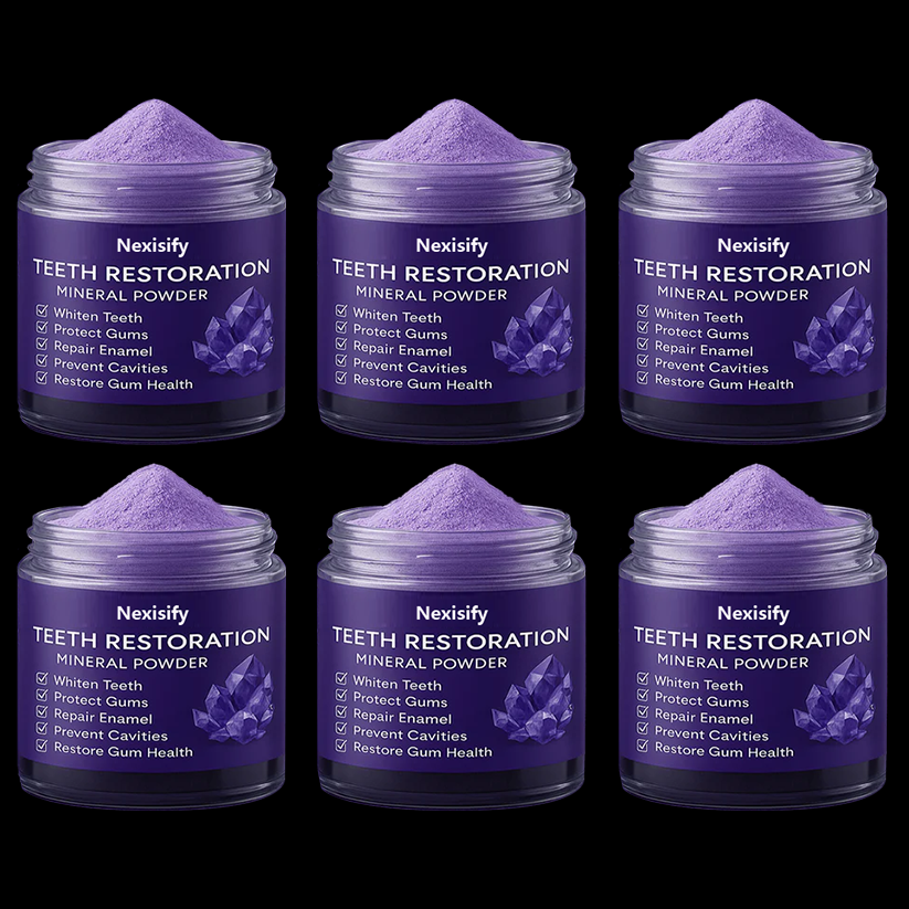 🦷 Nexisify™ Tooth Powder – Natural Whitening & Fresh Breath!