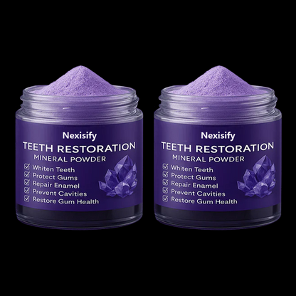 🦷 Nexisify™ Tooth Powder – Natural Whitening & Fresh Breath!