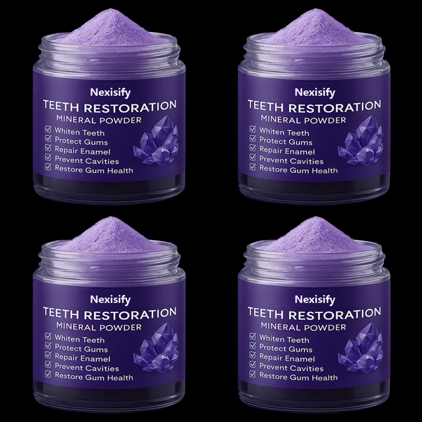 🦷 Nexisify™ Tooth Powder – Natural Whitening & Fresh Breath!