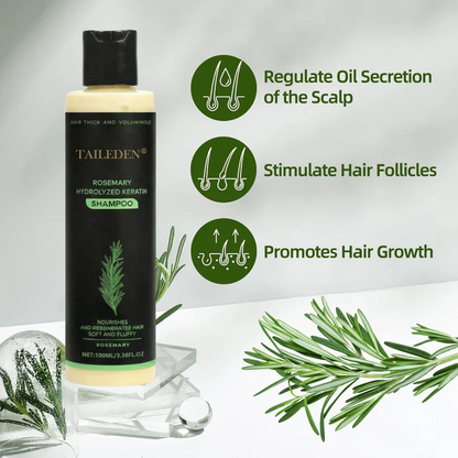 (🔥LAST DAY SALE-70% OFF)🌱 TAILEDEN® Organic Rosemary Hair Growth Shampoo