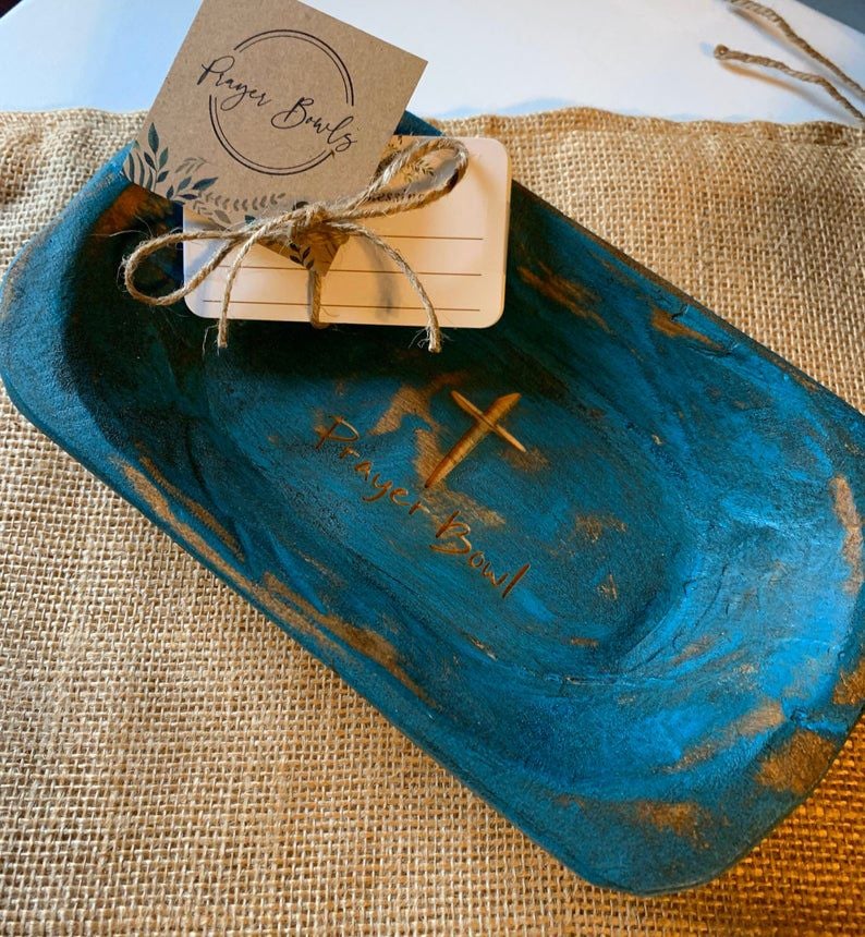 Spiritual Healing Turquoise Wood Distressed