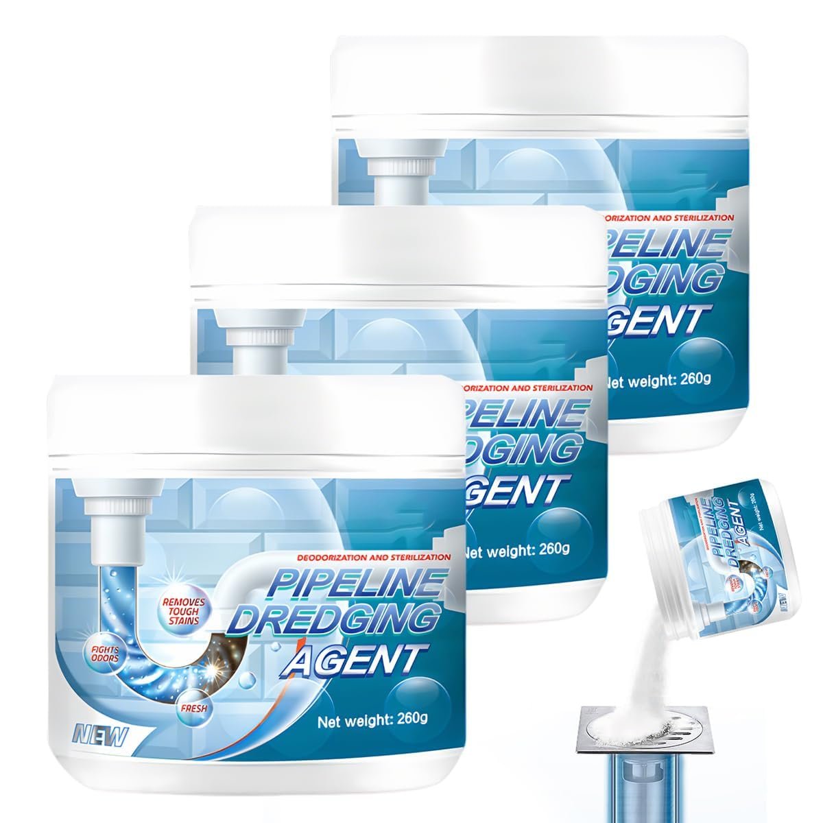 💪 The Clog-Free Year Supply (3 Pcs)