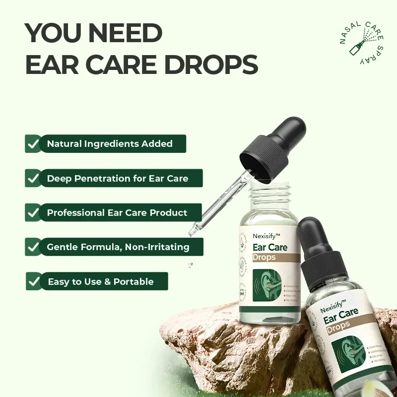 Ear Drops – Plant-Based Relief | FDA-Certified for Clearer Hearing