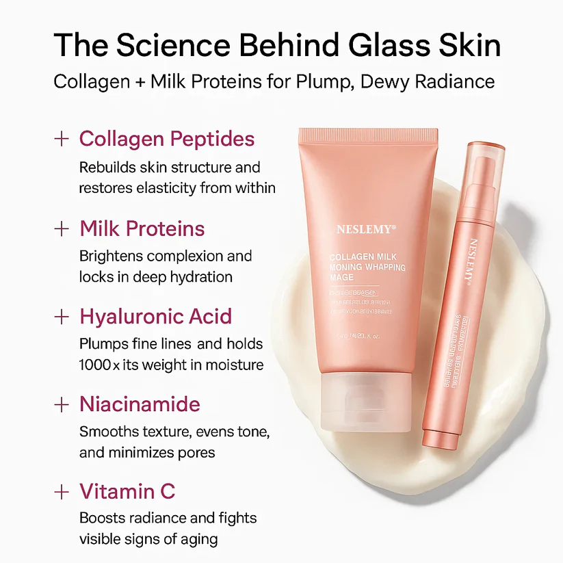 Milky Glow Collagen Duo for Instant Firmness & Deep Hydration